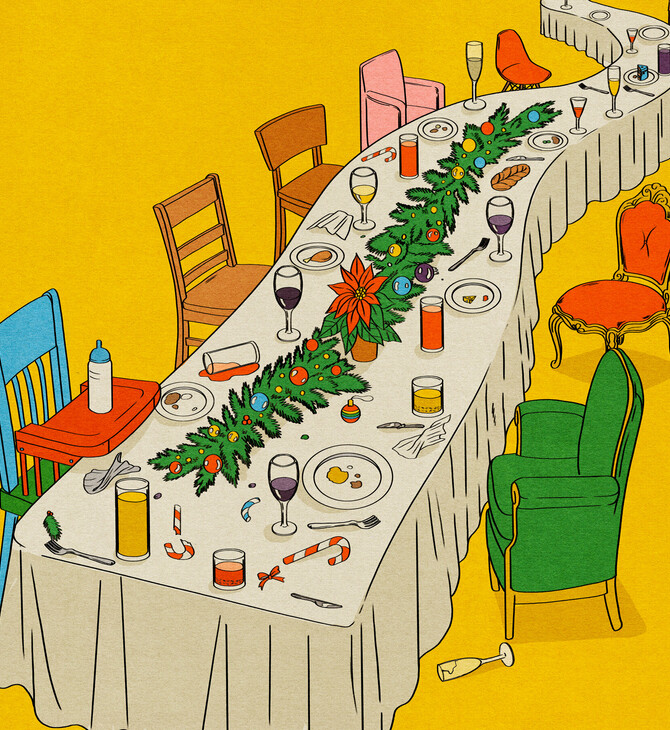 Οι άδειες καρέκλες στο γιορτινό τραπέζι