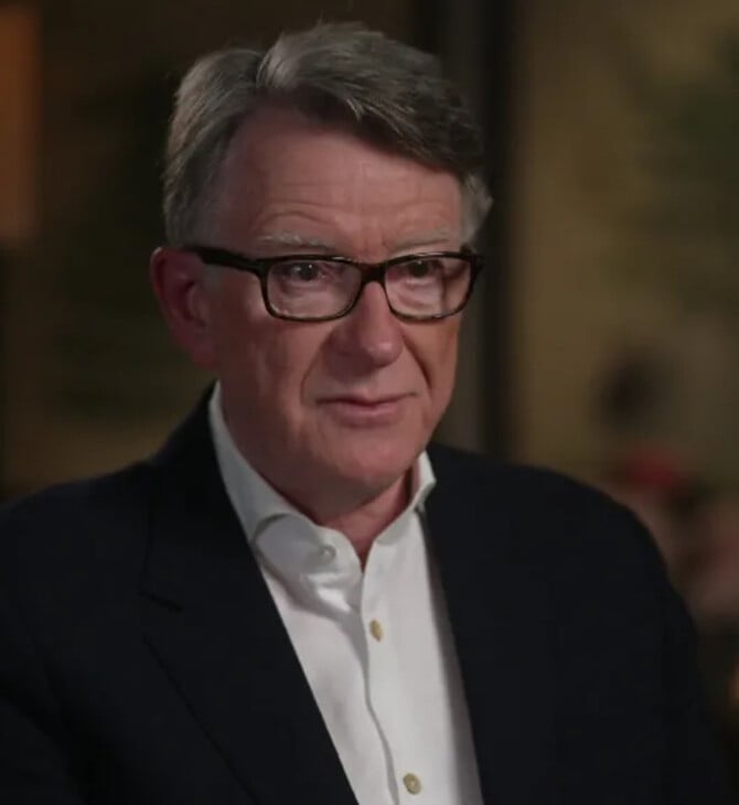 Πίτερ Μάντελσον στο BBC: «Δεν είδα ποτέ νεαρές γυναίκες στις επισκέψεις μου στον Έπσταϊν»