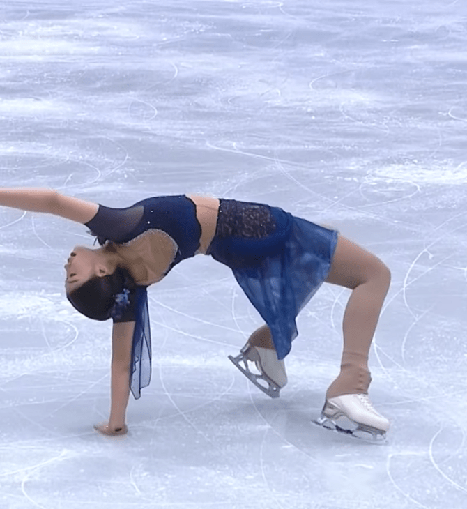 Κινέζα πατινέρ επέλεξε την «Αστερομάτα» για το πρόγραμμά της