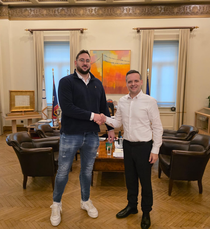 Συνάντηση Δημάρχου Αθηναίων με τον νέο Πρόεδρο της Ιχθυαγοράς Βαρβακείου