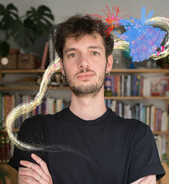 O εικονογράφος Βασίλης Κουτσογιάννης δυσκολεύεται να περιγράψει το στυλ του