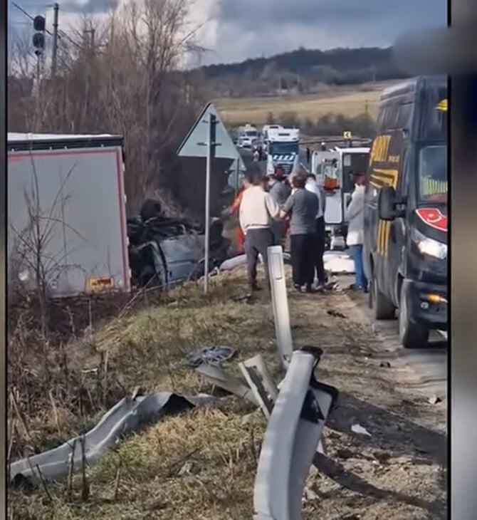 Ρουμανία: Νέο τροχαίο δυστύχημα στον δρόμο που σκοτώθηκαν οι οπαδοί του ΠΑΟΚ