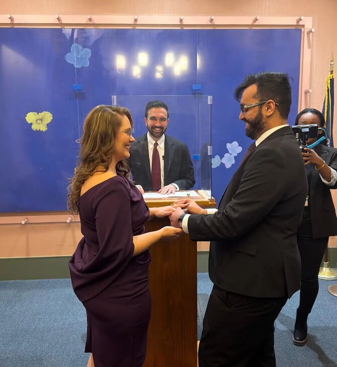 ΖΟΧΡΑΝ ΜΑΜΝΤΑΝΙ ΝΕΑ ΥΟΡΚΗ ΔΗΜΑΡΧΟΣ ΓΑΜΟΣ