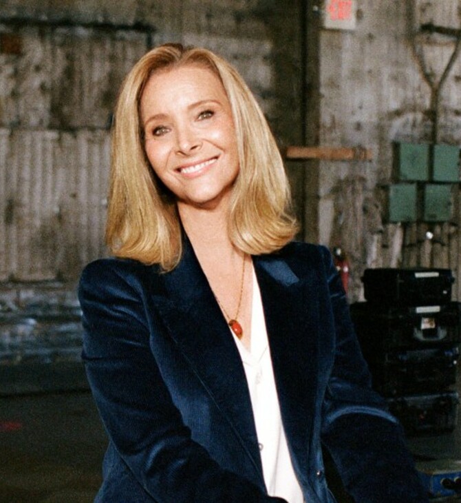 Με την Phoebe στο σετ από τα Φιλαράκια 