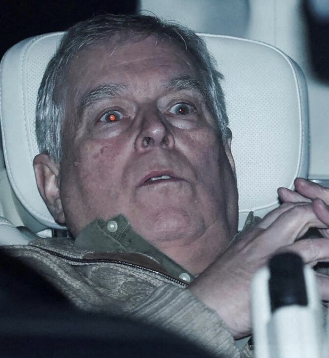 Ελεύθερος ο Άντριου μετά την ανάκριση: Η πρώτη φωτογραφία μετά τη σύλληψή του