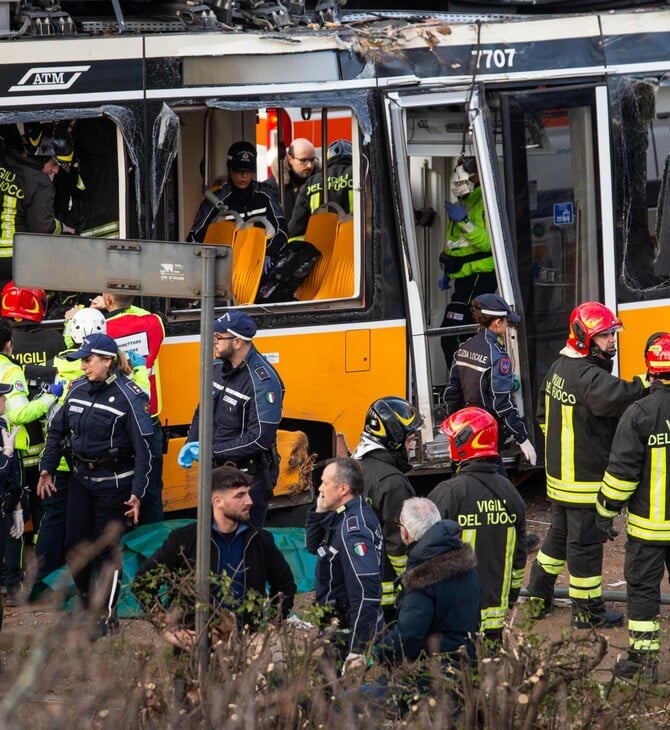 ΜΙΛΑΝΟ ΕΚΤΡΟΧΙΑΣΜΟΣ ΤΡΑΜ ΝΕΚΡΟΙ