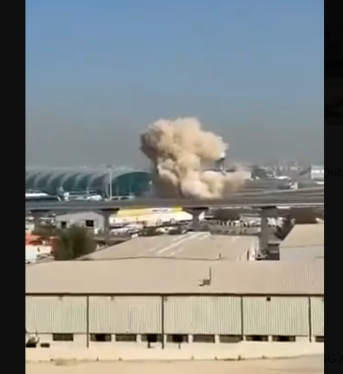 Πόλεμος στη Μέση Ανατολή: Η στιγμή που ιρανικό drone συντρίβεται στο αεροδρόμιο του Ντουμπάι