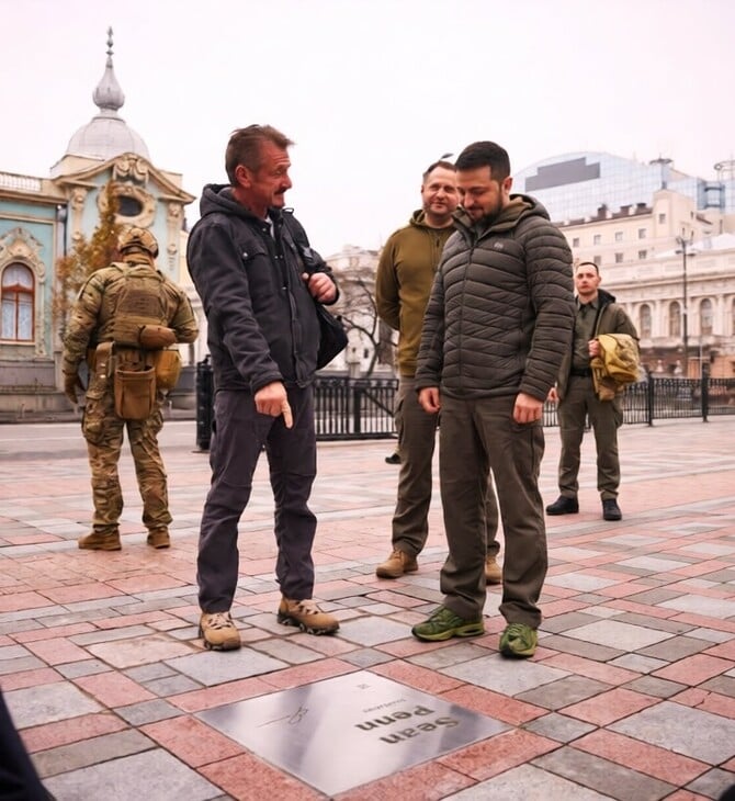 Ο Sean Penn κέρδισε Oscar, αλλά βρισκόταν στο Κίεβο με τον Ζελένσκι