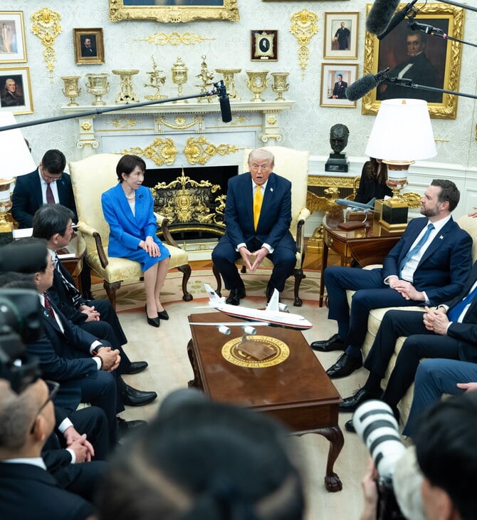 ΝΤΟΝΑΛΝΤ ΤΡΑΜΠ ΣΑΝΑΕ ΤΑΚΑΪΤΣΙ ΗΠΑ ΣΥΝΑΝΤΗΣΗ ΙΑΠΩΝΙΑ