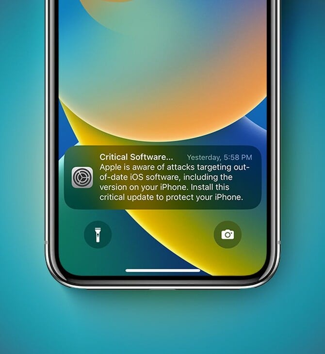 «Κρίσιμη ενημέρωση»: Η Apple προειδοποιεί χρήστες παλαιότερων iPhone για επιθέσεις