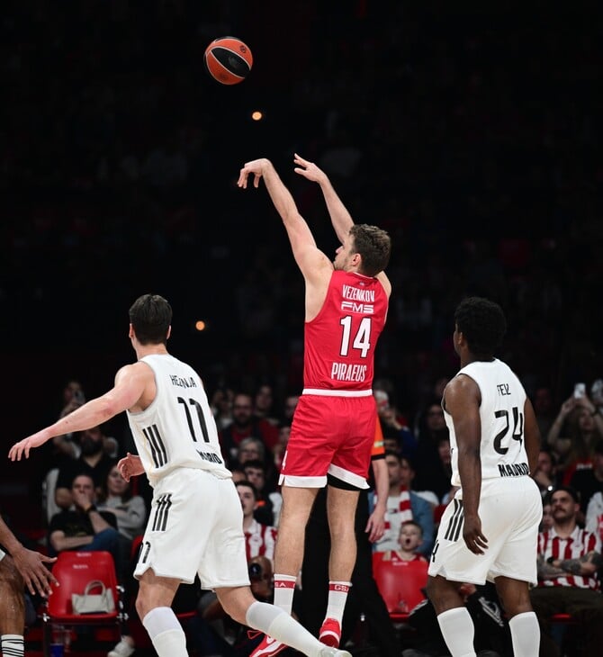 ΟΛΥΜΠΙΑΚΟΣ ΡΕΑΛ ΜΑΔΡΙΤΗΣ EUROLEAGUE ΜΠΑΣΚΕΤ