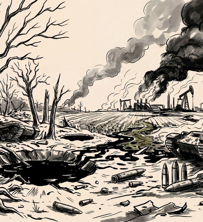 ΕΠΕΞ Οι πόλεμοι βλάπτουν σοβαρά και το περιβάλλον 