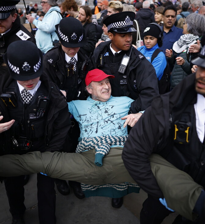 ΛΟΝΔΙΝΟ PALESTINE ACTION ΣΥΛΛΗΨΕΙΣ ΔΙΑΜΑΡΤΥΡΙΑ