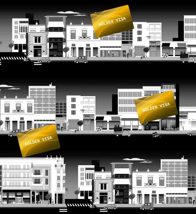 ΕΠΕΞ Golden Visa 250.000: Αναζωογόνηση ακινήτων ή χαριστική βολή στο μικρεμπόριο;/ Golden Visa 250.000: «Σώζει» κτίρια ή «σβήνει» το λιανεμπόριο;/ Η Golden Visa των 250.000 και ο θάνατος του εμποράκου 