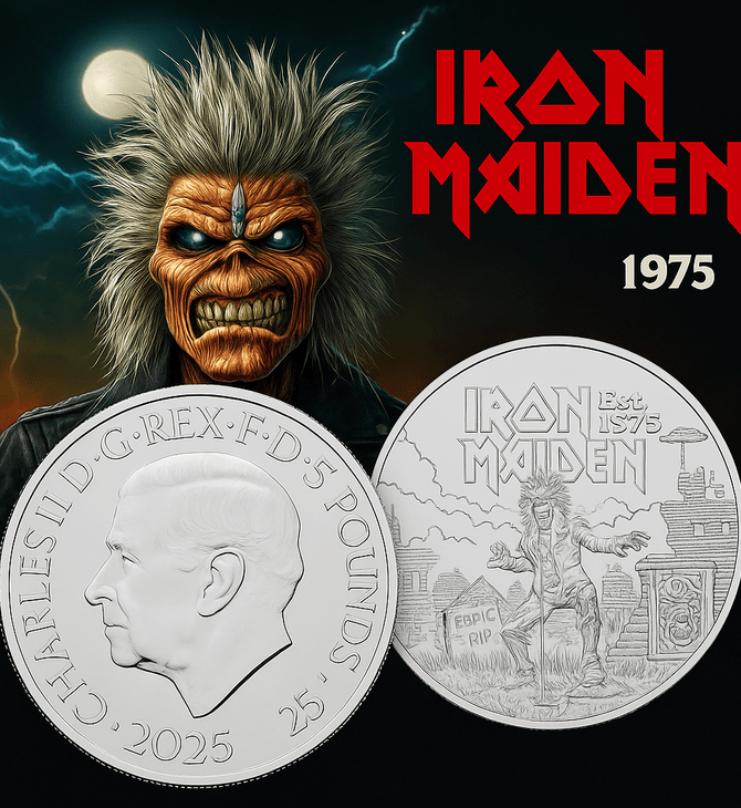 Οι Iron Maiden απέκτησαν επίσημο συλλεκτικό νόμισμα για τα 50 χρόνια τους