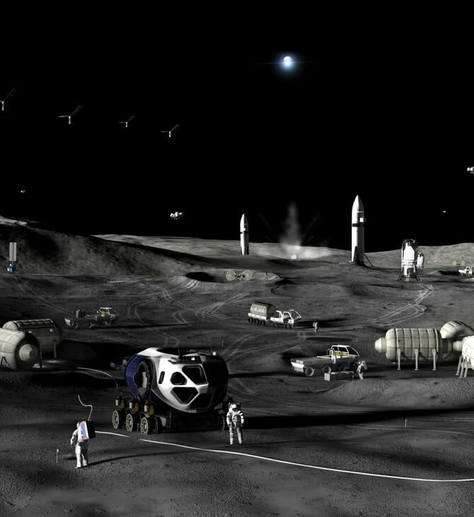 NASA ΣΧΕΔΙΟ ΣΕΛΗΝΗ ΒΑΣΗ