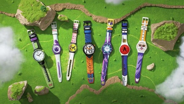Ωρα να ανέβουμε επίπεδο με τη συλλογή swatch x dragon ball z οι goku, cell, frieza, majin buu, gohan, vegeta, kame sennin και shenron είναι όλοι εδώ