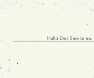 Nulla dies sine linea - Ούτε μέρα χωρίς γραμμή