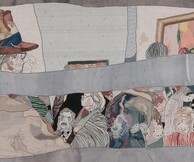 Στέφανος Ρόκος - Αντιόπη Πανταζή, Δύο Κεντήματα