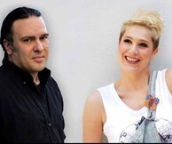 Κώστας Λειβαδάς και η Βίκυ Καρατζόγλου