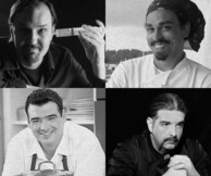Τέσσερις σημαντικοί σεφ και χαρλεάδες μαγειρεύουν μαζί για να βοηθήσουν έναν φίλο τους