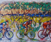Τα πολύχρωμα ποδήλατα του Απόστολου Λάβδα στις Σπέτσες