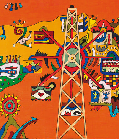 Μια γραμμή κύμα - Αναδρομική 250 έργων του Αλέξη Ακριθάκη στο Μουσείο Μπενάκη