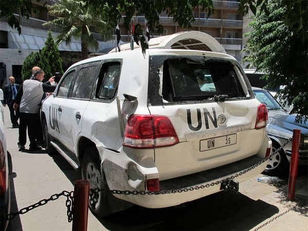 Ξανά στο σημείο των επιθέσεων οι επιθεωρητές του ΟΗΕ