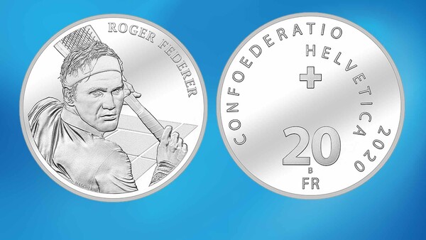 Ελβετία: Ο Ρότζερ Φέντερερ «ανέβηκε» σε νόμισμα των 20 ελβετικών φράγκων