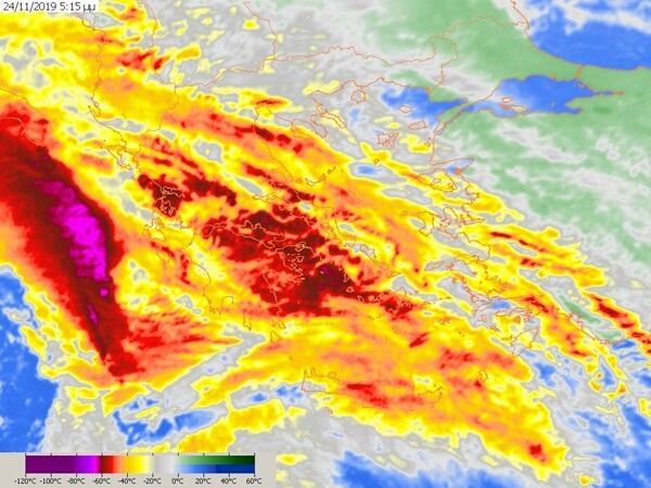 Meteo για κακοκαιρία «Γηρυόνης»: Πολύ ισχυρά τα φαινόμενα το επόμενο 24ωρο - Επιφυλακή στην Αττική