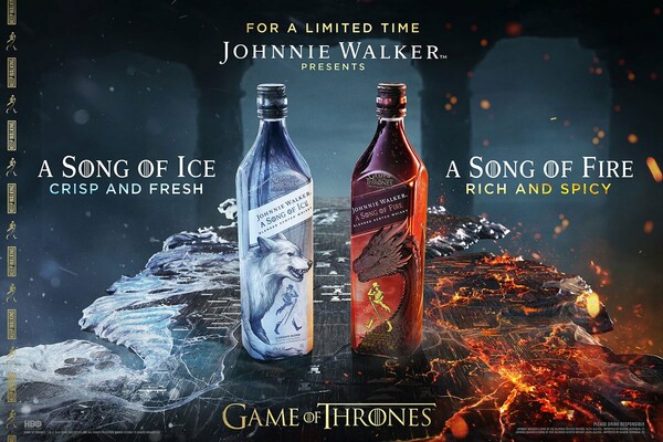 Αυτές τις γιορτές επιλέξτε τα Johnnie Walker “A Song of Ice” και Johnnie Walker “A Song of Fire”