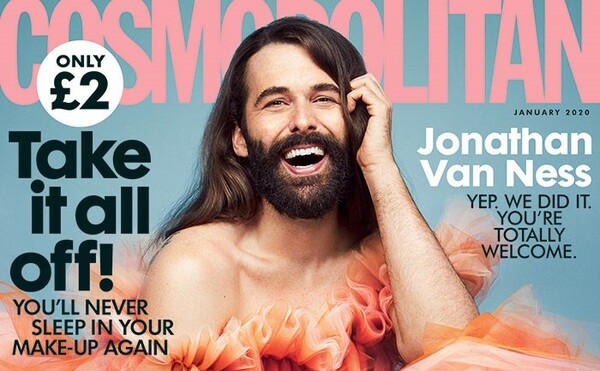 Cosmopolitan: Για πρώτη φορά non female εξώφυλλο με τον Jonathan Van Ness