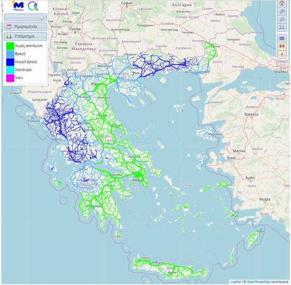 Meteo: Χαλάει ο καιρός - Θυελλώδεις άνεμοι, βροχές και έντονα καιρικά φαινόμενα