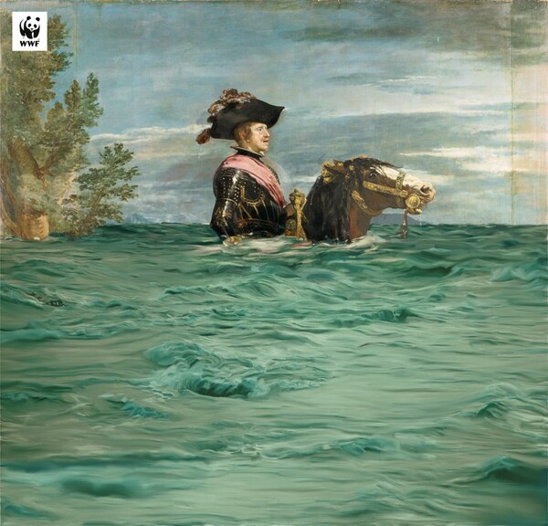 Μουσείο Πράδο και WWF «πειράζουν» διάσημους πίνακες και προειδοποιούν για την κλιματική αλλαγή
