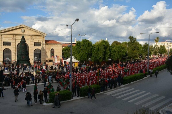 Santa Run - Χανιά: Εκατοντάδες Άγιοι Βασίληδες γέμισαν τους δρόμους