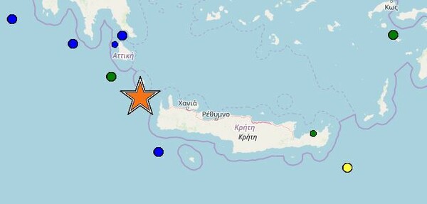 Σεισμός 6,1 Ρίχτερ ανάμεσα στα Κύθηρα και στην Κρήτη - Τι λένε οι σεισμολόγοι
