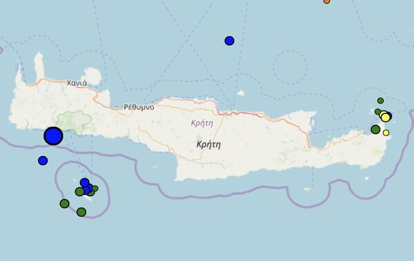 Σεισμός 4,6 Ρίχτερ στην Κρήτη