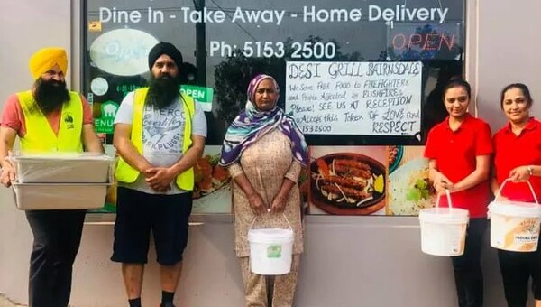 Αυστραλία: Ινδικό εστιατόριο προσφέρει χιλιάδες δωρεάν γεύματα σε πυρόπληκτους - «Είναι καθήκον μας»