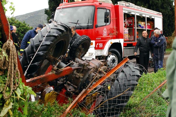 Πιερία: Νεκρός 69χρονος που καταπλακώθηκε από το τρακτέρ του