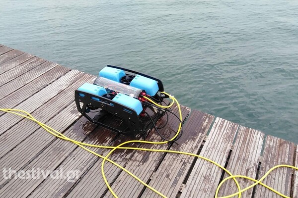 Συνεχίζεται η επιχείρηση καθαρισμού του Θερμαϊκού με υποβρύχιο drone