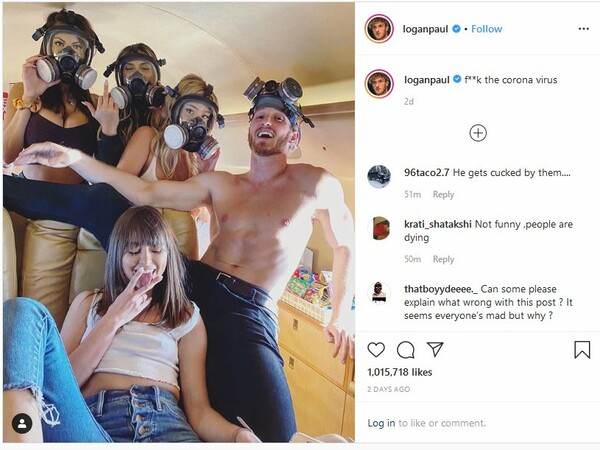 Κοροναϊός: Κατακραυγή για τους influencers του Instagram που χρησιμοποιούν τον ιό για την προβολή τους