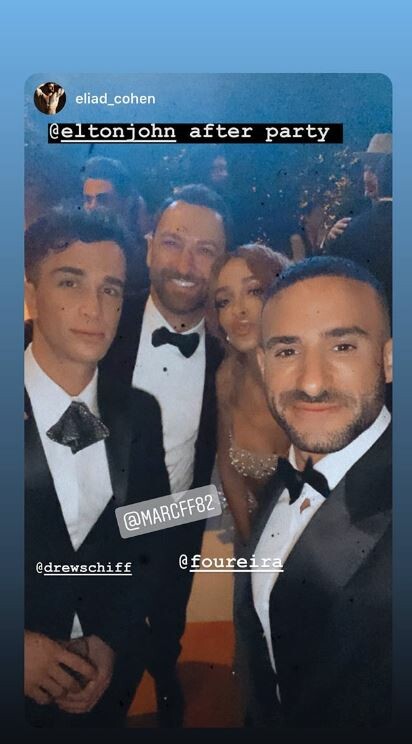 Η Ελένη Φουρέιρα στο Oscar after party του Έλτον Τζον