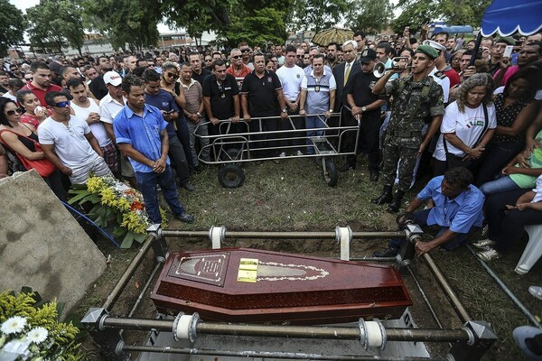 Επτά ανθρωποκτονίες την ώρα καταγράφθηκαν το 2016 στη Βραζιλία