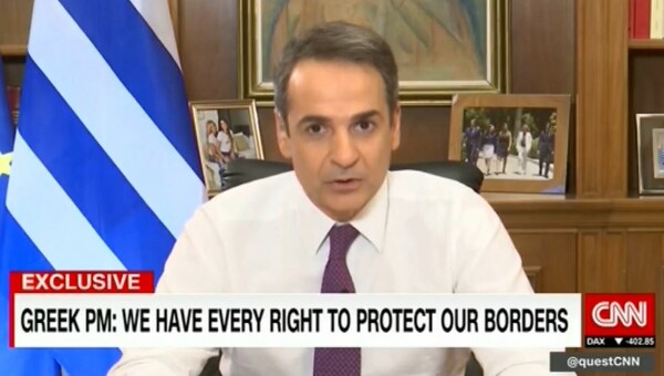 Μητσοτάκης στο CNN: Νεκρή με ευθύνη της Άγκυρας η συμφωνία ΕΕ - Τουρκίας για το μεταναστευτικό