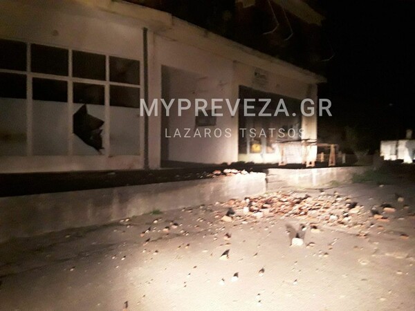Ισχυρός σεισμός 5,6 Ρίχτερ τη νύχτα στην Πάργα - Ζημιές σε κτίρια