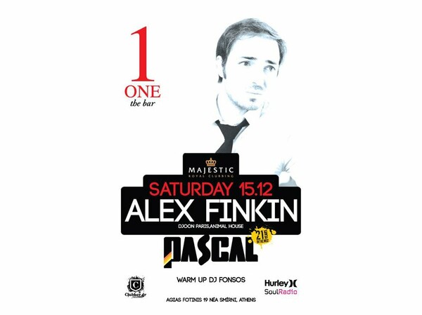 Alex Finkin (Djoon Paris) + Pascal @ One bar