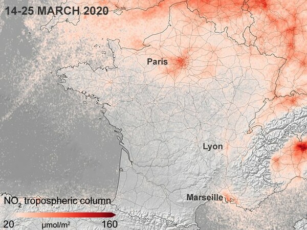 Επιστήμονες εξηγούν πώς μετρήθηκε η μείωση ρύπανσης στην Ευρώπη - Το πριν και μετά