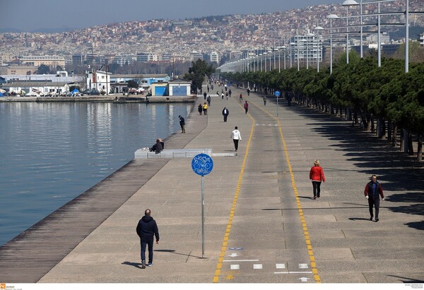 Η Νέα Παραλία Θεσσαλονίκης πριν και μετά το lockdown σε ένα εντυπωσιακό timelapse