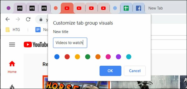 Το Google Chrome σου επιτρέπει να ομαδοποιήσεις σε κατηγορίες τις πολλές ανοιχτές καρτέλες