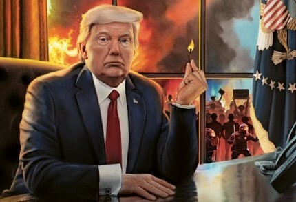 «Ο εμπρηστής»- Το εξώφυλλο του Spiegel με τον Τραμπ να κρατά αναμμένο σπίρτο